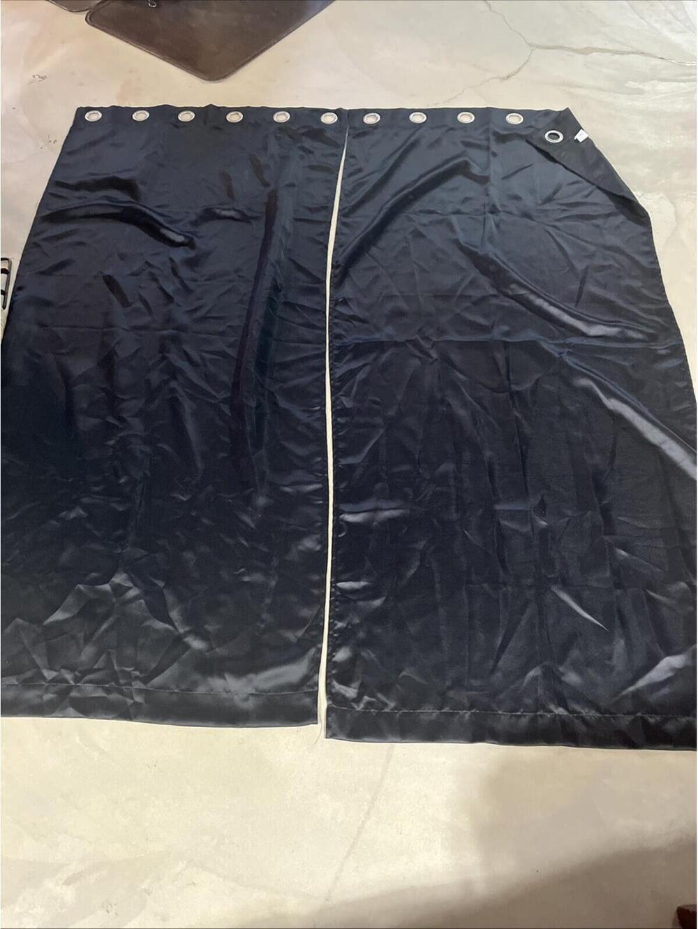 Black Curtains 2 Panels 40” X 84”